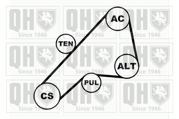 QUINTON HAZELL Moniurahihnasarja QDK8